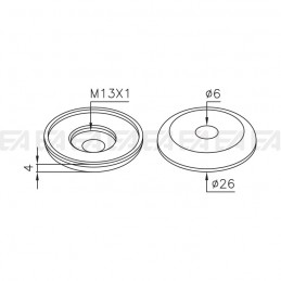 Ring GHI028 technical drawing