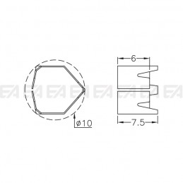 Ring MOL34 technical drawing