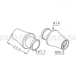 Holder SPO159 technical drawing