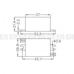 LED driver DRN0500004.249 technical drawing