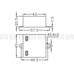 Driver LED DRN0500006.171 disegno tecnico