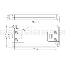 Alimentatore LED ALN012012.241 disegno tecnico