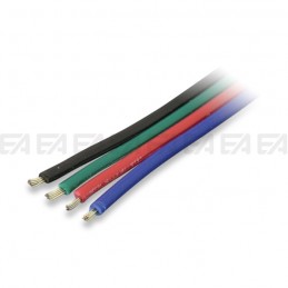 Quadripolar flat cable - PVC