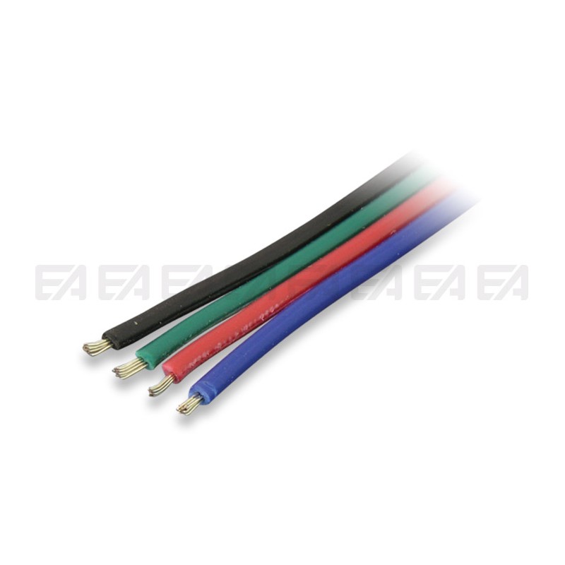 Quadripolar flat cable - PVC