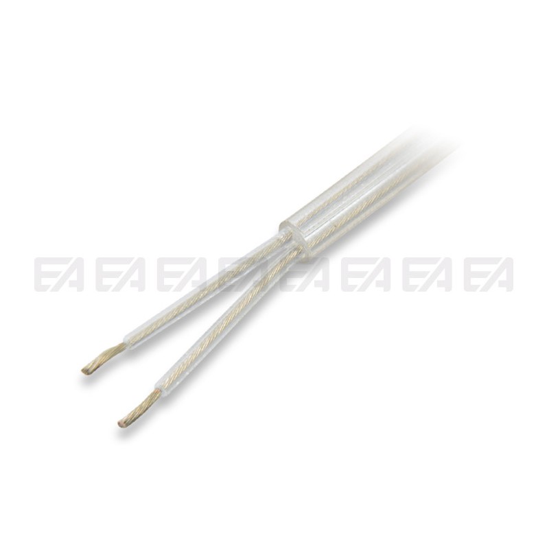 Bipolar round cable - FEP + FEP + PVC