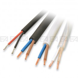 Bipolar round cable - PVC + PVC