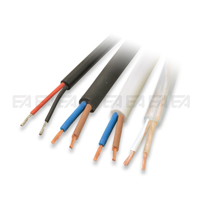 Bipolar round cable - PVC + PVC