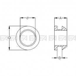 Passacavo 0001.016 disegno tecnico