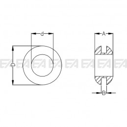 Passacavo 0001.017 disegno tecnico