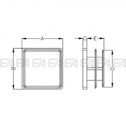 Cap 1505.003 technical drawing