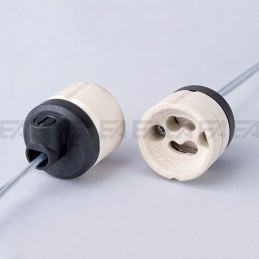 Portalampade H6U con cavo e cappuccio