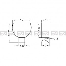 Molla MOL38 diegno tecnico