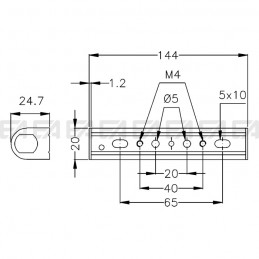 Staffa STA12 disegno tecnico