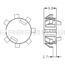 Molla MOL26 disegno tecnico