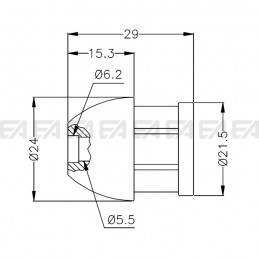 Support SPO20 technical drawing