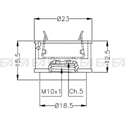 Spot SPO98 disegno tecnico