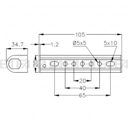 Staffa STA07 disegno tecnico