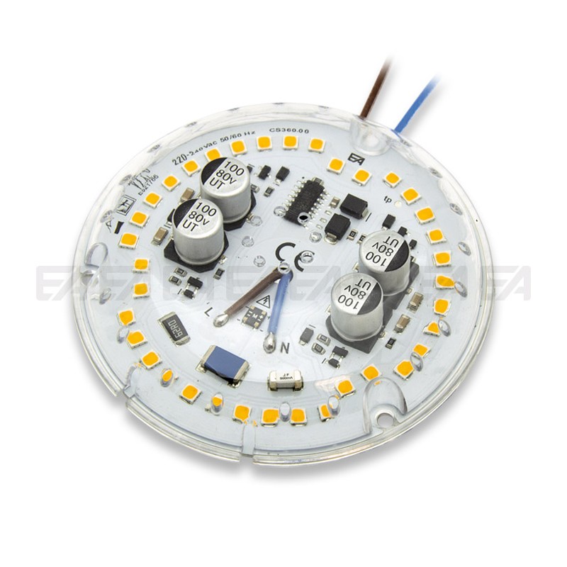 Scheda LED 220-240Vac CL360 con cover, cavi posteriori Scheda LED 220-240Vac CL360 con cover, cavi posteriori
