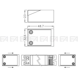 Accessory technical drawing