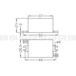 LED driver DRN0350004.249 technical drawing