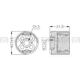 Support SPO65 technical drawing