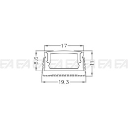 PRA01E assembled technical drawing