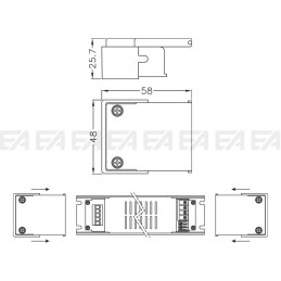 Accessories technical drawing