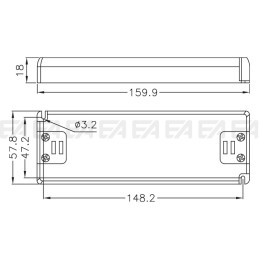 Alimentatore LED 24V SS50-24VF