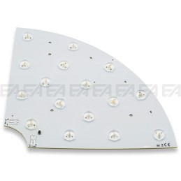 PCB LED board CL462 with asymmetric lenses