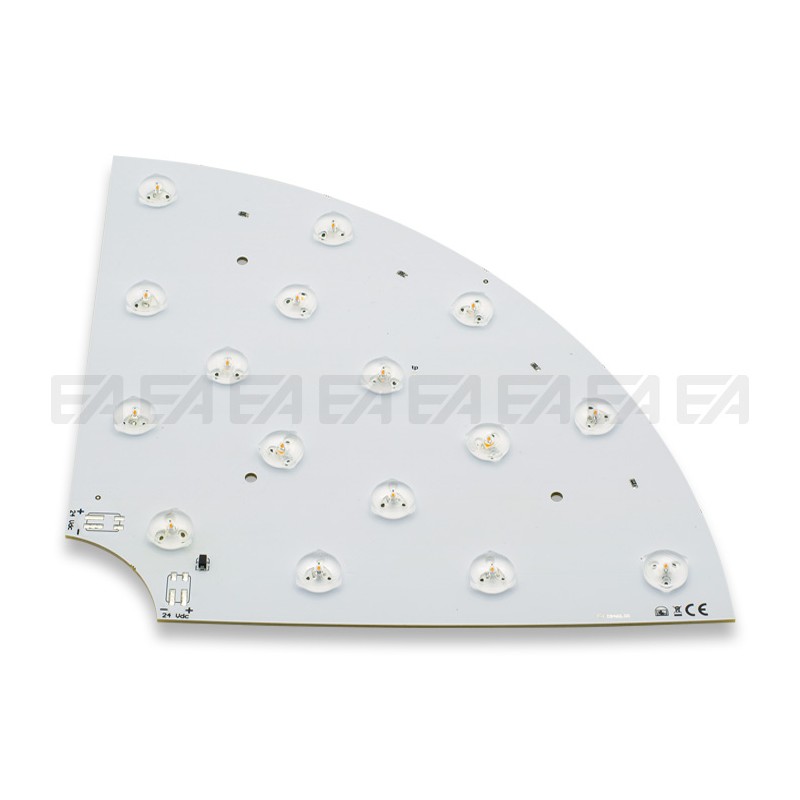 PCB LED board CL462 with asymmetric lenses