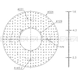 Constant voltage PCB LED board CL443, 24Vdc