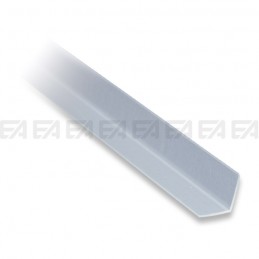 Satin silver aluminium profile PRA04X