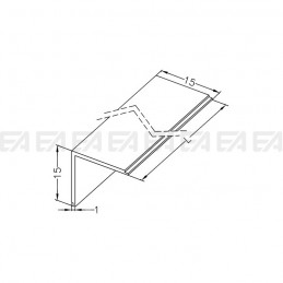 Diffuser profile PRP004 technical drawing