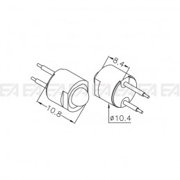 LED module 01XA technical drawing