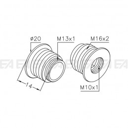 Holder SPO136 technical drawing
