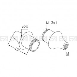 Holder SPO138 technical drawing