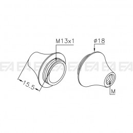 Supporto SPO142 disegno tecnico