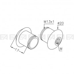 Holder SPO145 technical drawing