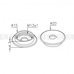 Ring GHI021 technical drawing