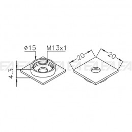 Ring GHI022 technical drawing