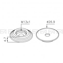 Ring GHI024 technical drawing