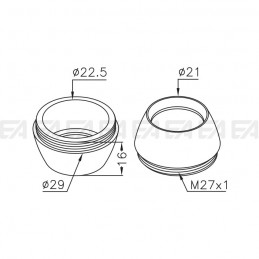 Ring GHI026 technical drawing