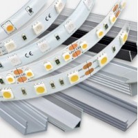 LED strips and aluminium profiles