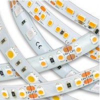 Constant voltage LED strips, 12Vdc or 24Vdc, IP20 or IP65