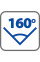 angle 160°
