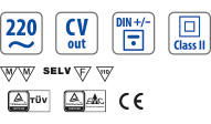 Wall mount LED power supply