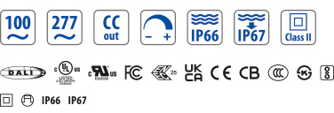 Waterproof LED driver