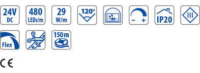 480LEDs - 29W - IP20