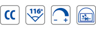 constant current - 116° viewing