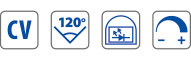 constant voltage - Beam angle 120°